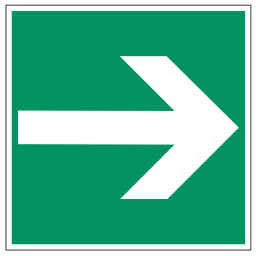 Icône flèche pictogramme direction droite vert à télécharger gratuitement